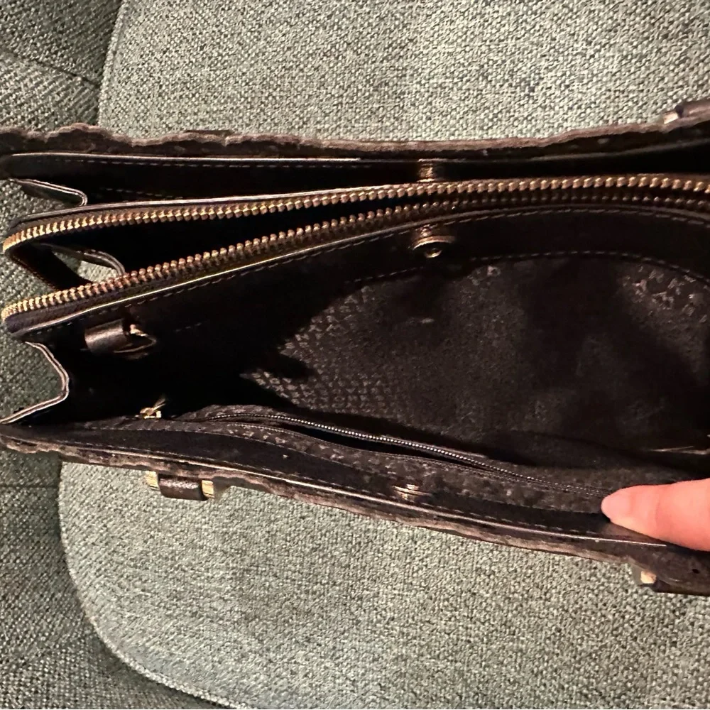 Kate Spade Black Fordham Court Marielle Satchel with lace cutouts. So stylish! - Picture 6 of 15